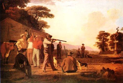 George Caleb Bingham Shooting for the Beef